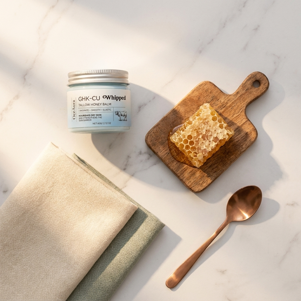 GHK-Cu Whipped Tallow Honey Balm